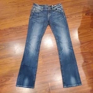 Miss Me Embellished Boot cut Jeans. Size 29